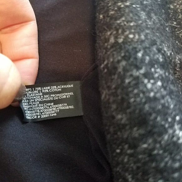 SOLD - Club Monaco marled moto style  jacket - Picture 7 of 8